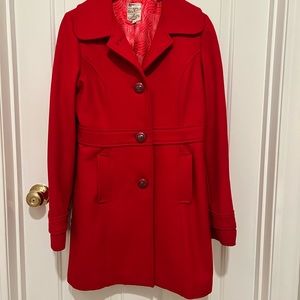 Tulle Red Wool jacket, medium, EUC